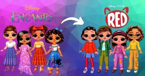 Choose Encanto And Turning Red Outfit Swap Up And Reveal Your True Disney Personality!